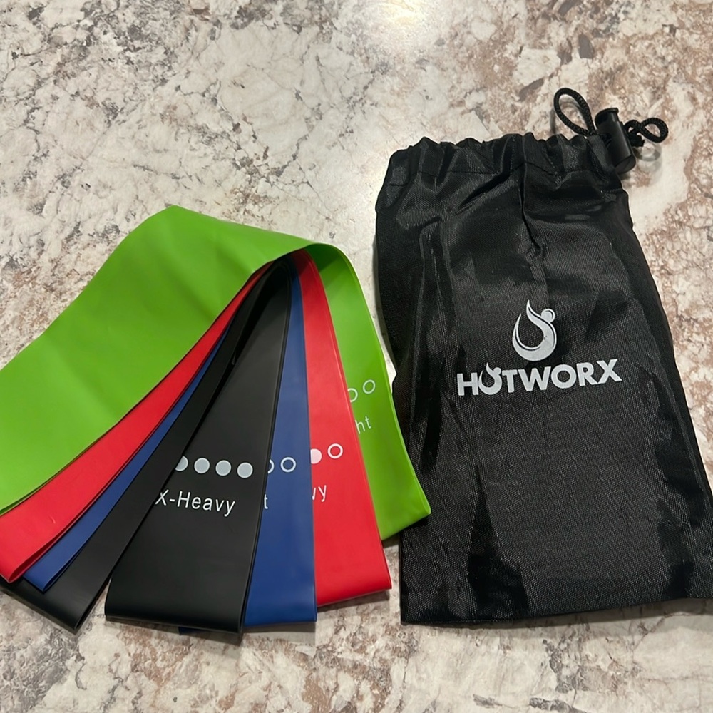Hotworxs bands set of 4 brand new